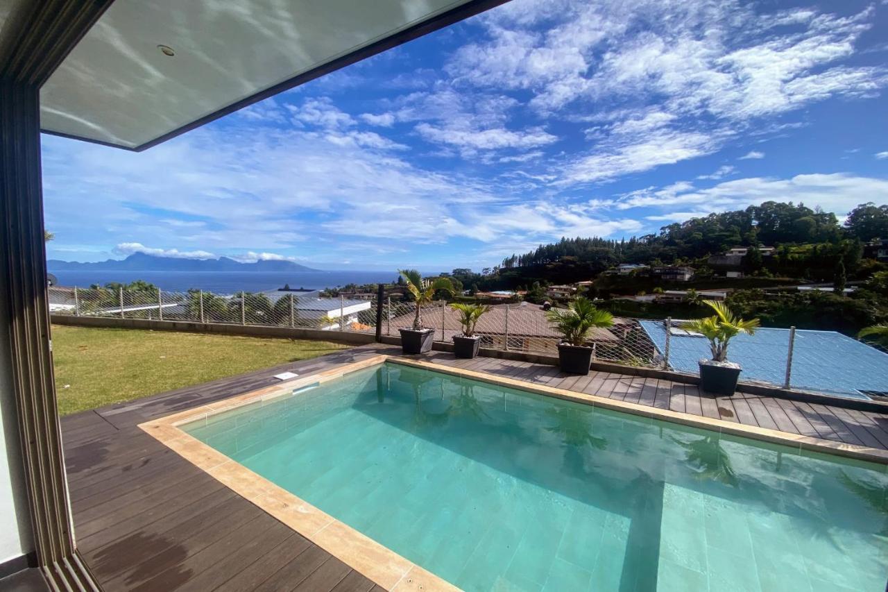 Villa Tiki Wonderfull Sea View Punaauia Kültér fotó