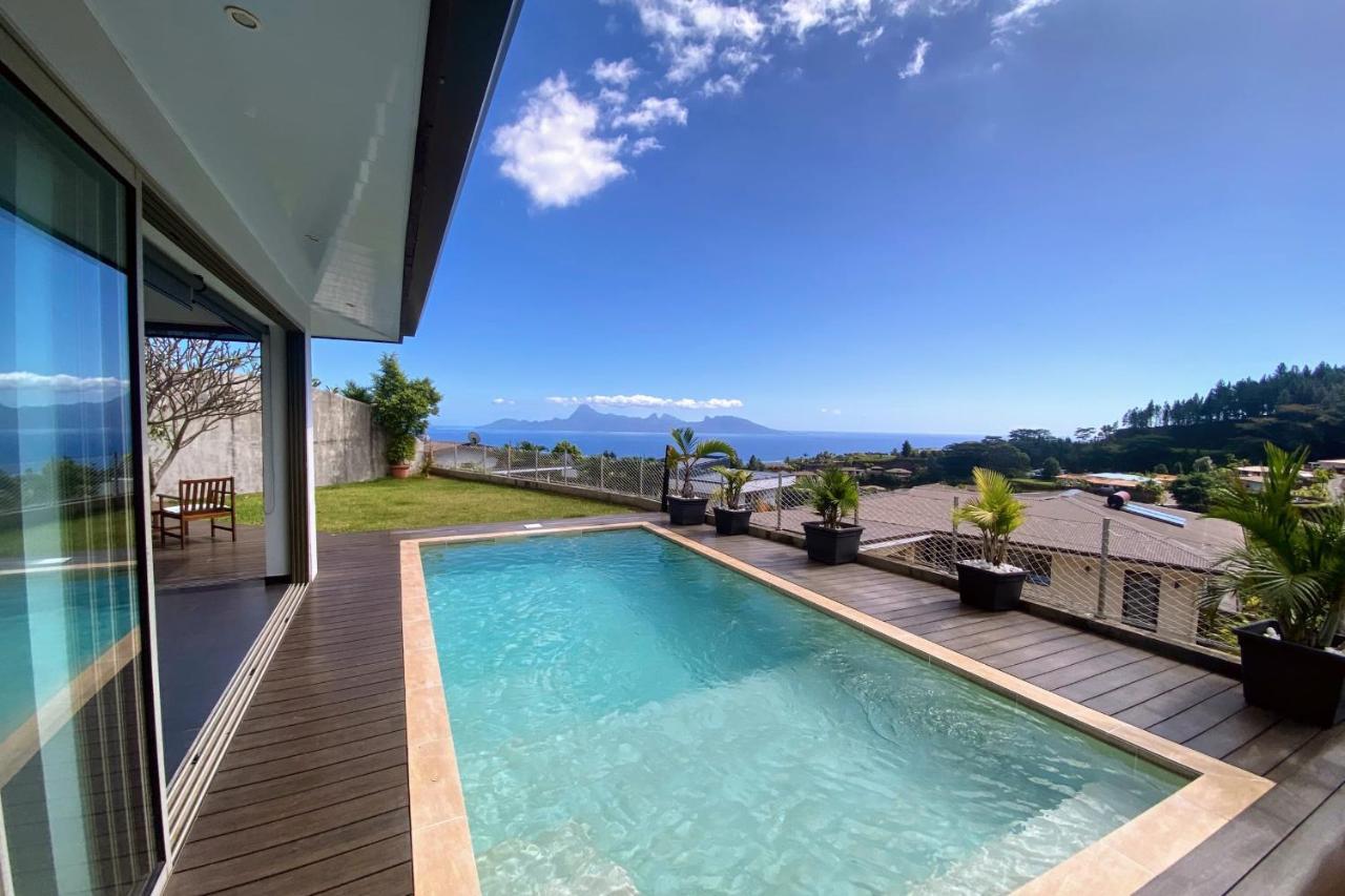 Villa Tiki Wonderfull Sea View Punaauia Kültér fotó