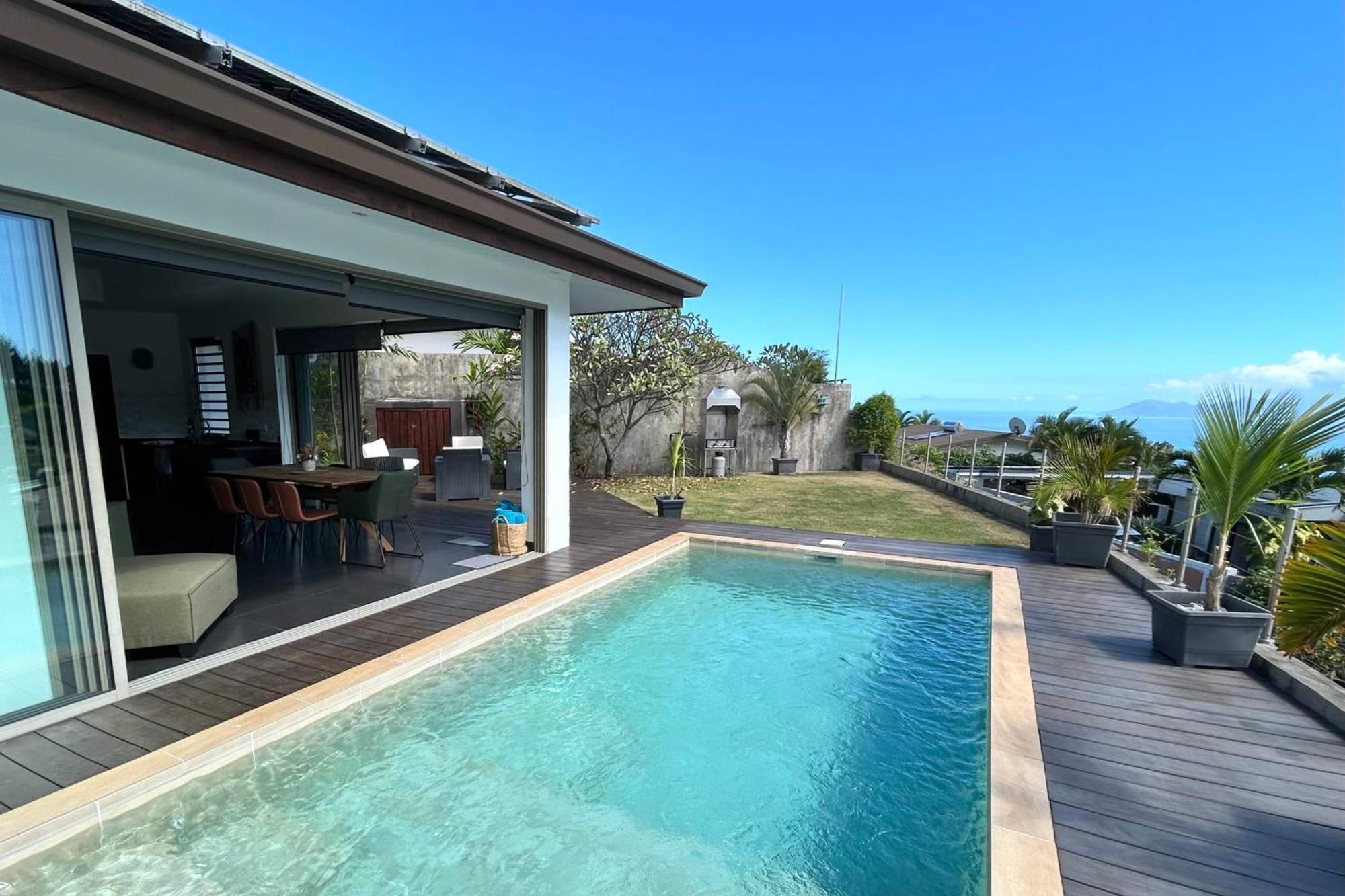 Villa Tiki Wonderfull Sea View Punaauia Kültér fotó