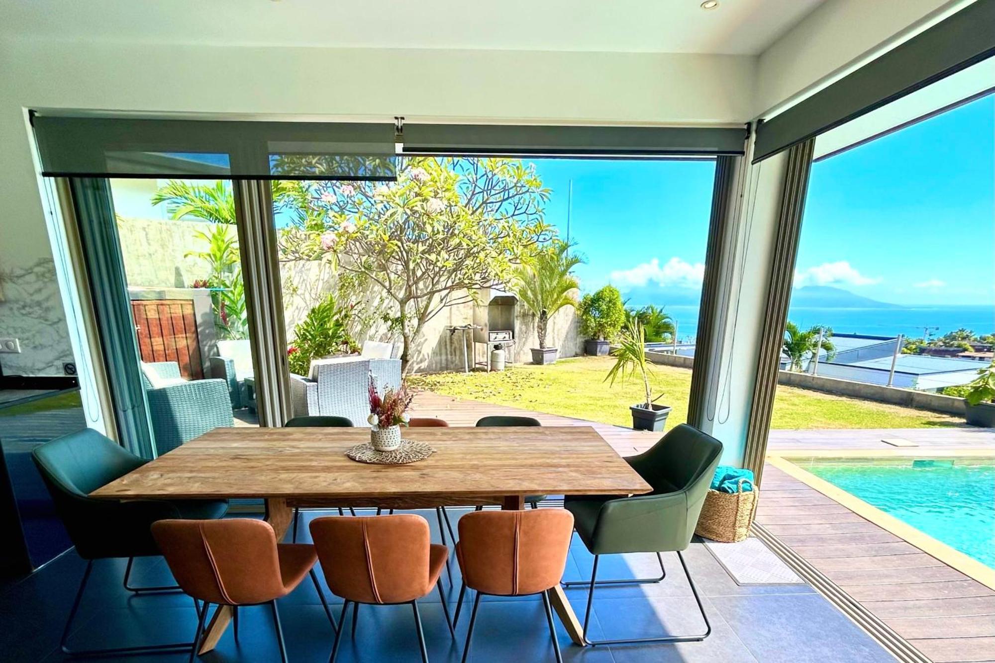 Villa Tiki Wonderfull Sea View Punaauia Kültér fotó